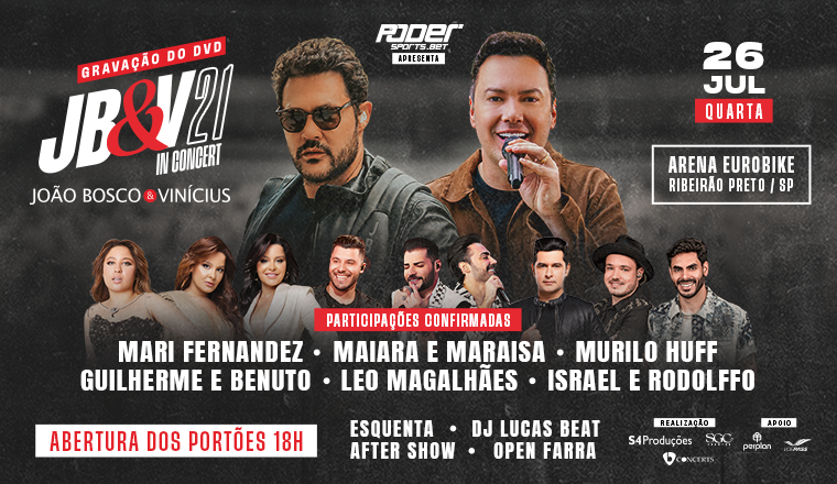 DVD João Bosco e Vinícius em Ribeirão Preto