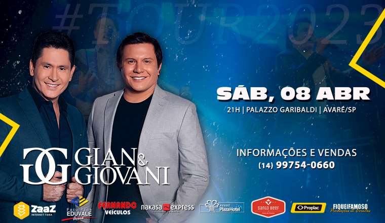 Show Com Gian E Giovani em Avaré