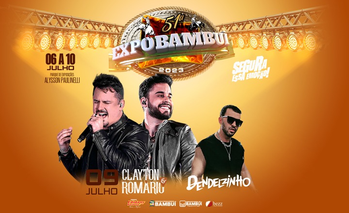 Clayton E Romário - 51° Expobambui em Bambuí