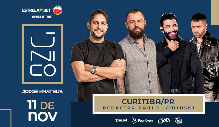 Jorge e Mateus único em Curitiba