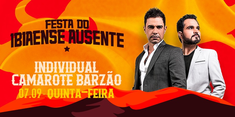 Zezé Di Camargo e Luciano - Festa do Ibiaense Ausente em Ibiá