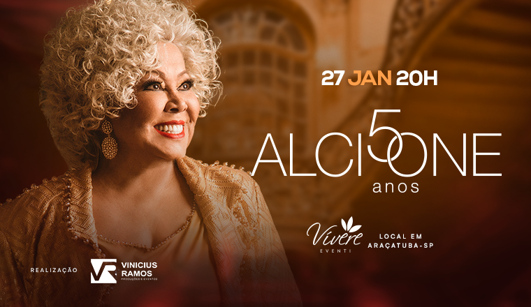 Alcione 50 Anos em Araçatuba