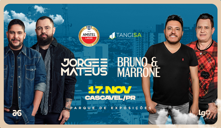 Jorge e Mateus + Bruno e Marrone em Cascavel