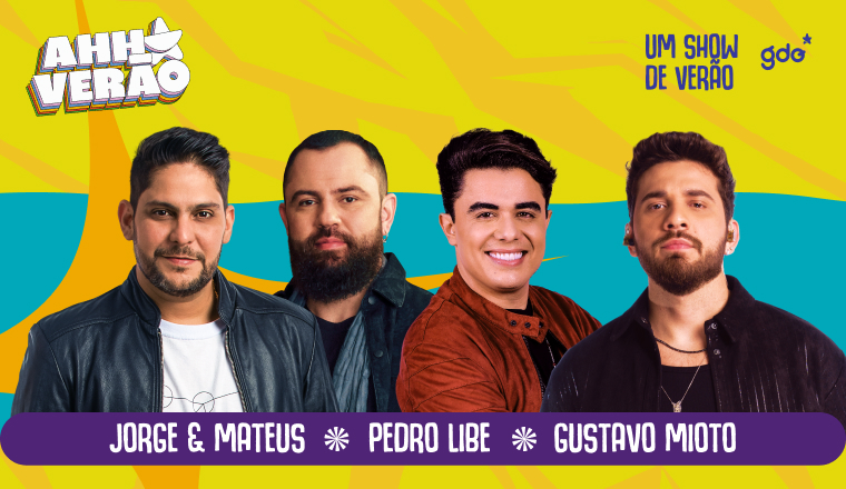 Ahh Verão - Jorge e Mateus + Pedro Libe + Gustavo Mioto em Balneário Camboriú