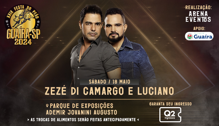 Zezé Di Camargo e Luciano - 29º Festa do Peão de Guaíra