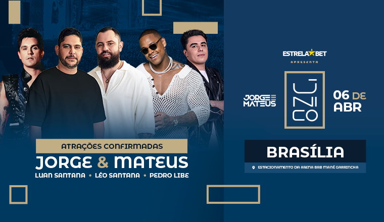 Jorge e Mateus único em Brasília