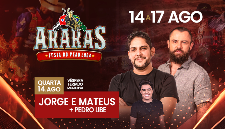 Jorge e Mateus + Pedro Libe - Festa do Peão de Araras
