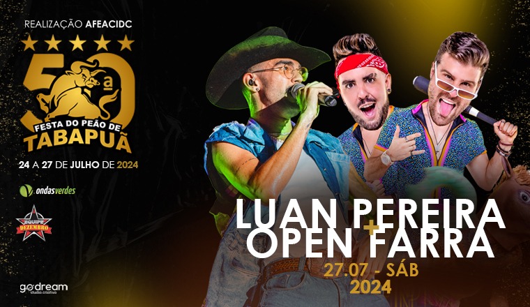 Luan Pereira+ Open Farra - Festa do Peão de Tabapuã 2024
