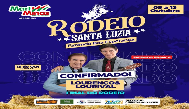 Rodeio Santa Luzia 2024 - Lourenço e Lourival