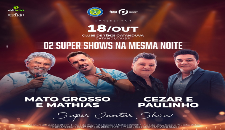 Super Jantar Show em Catanduva