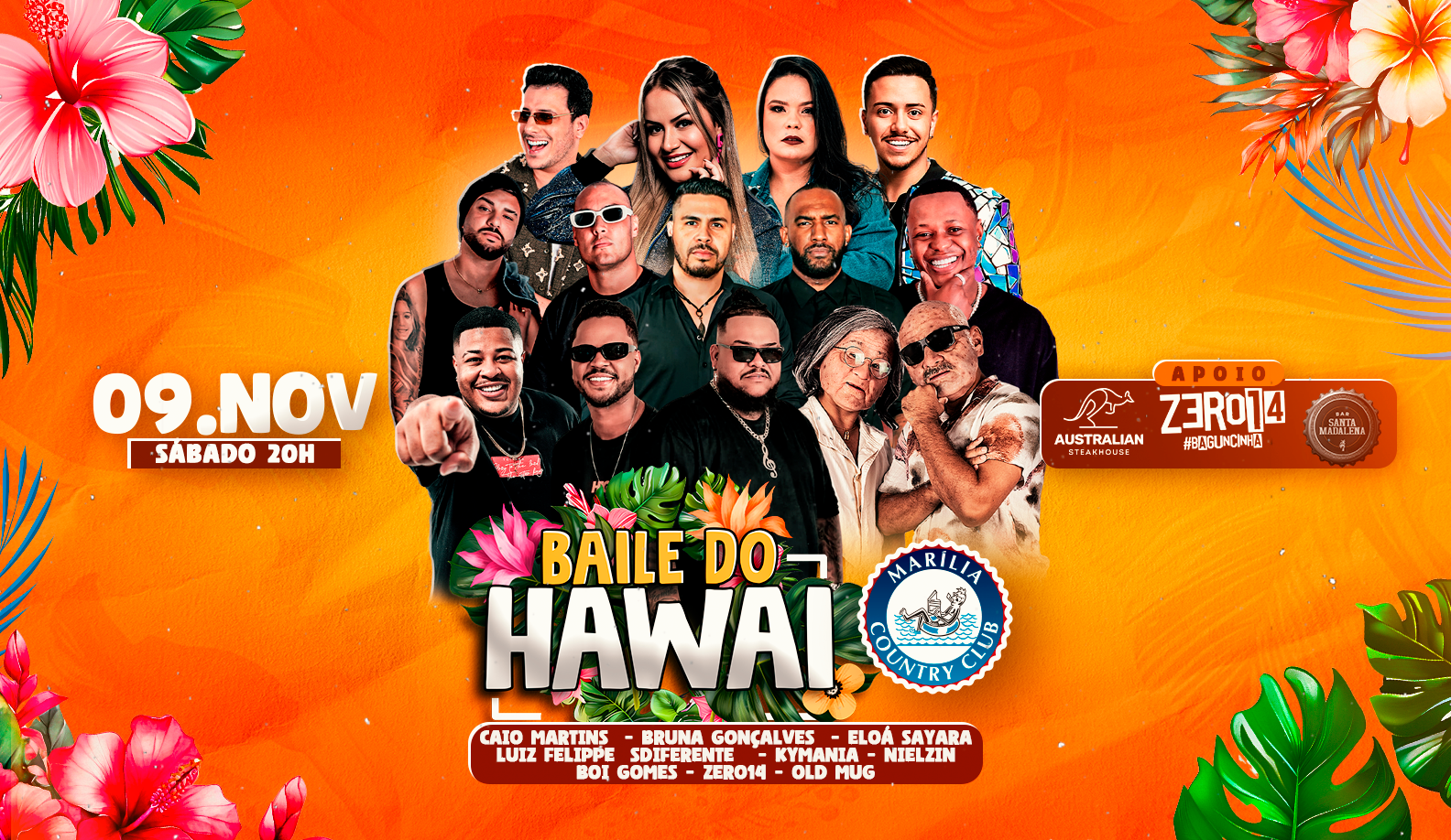 Baile do Hawai em Marília