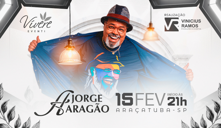 Show Jorge Aragão em Araçatuba