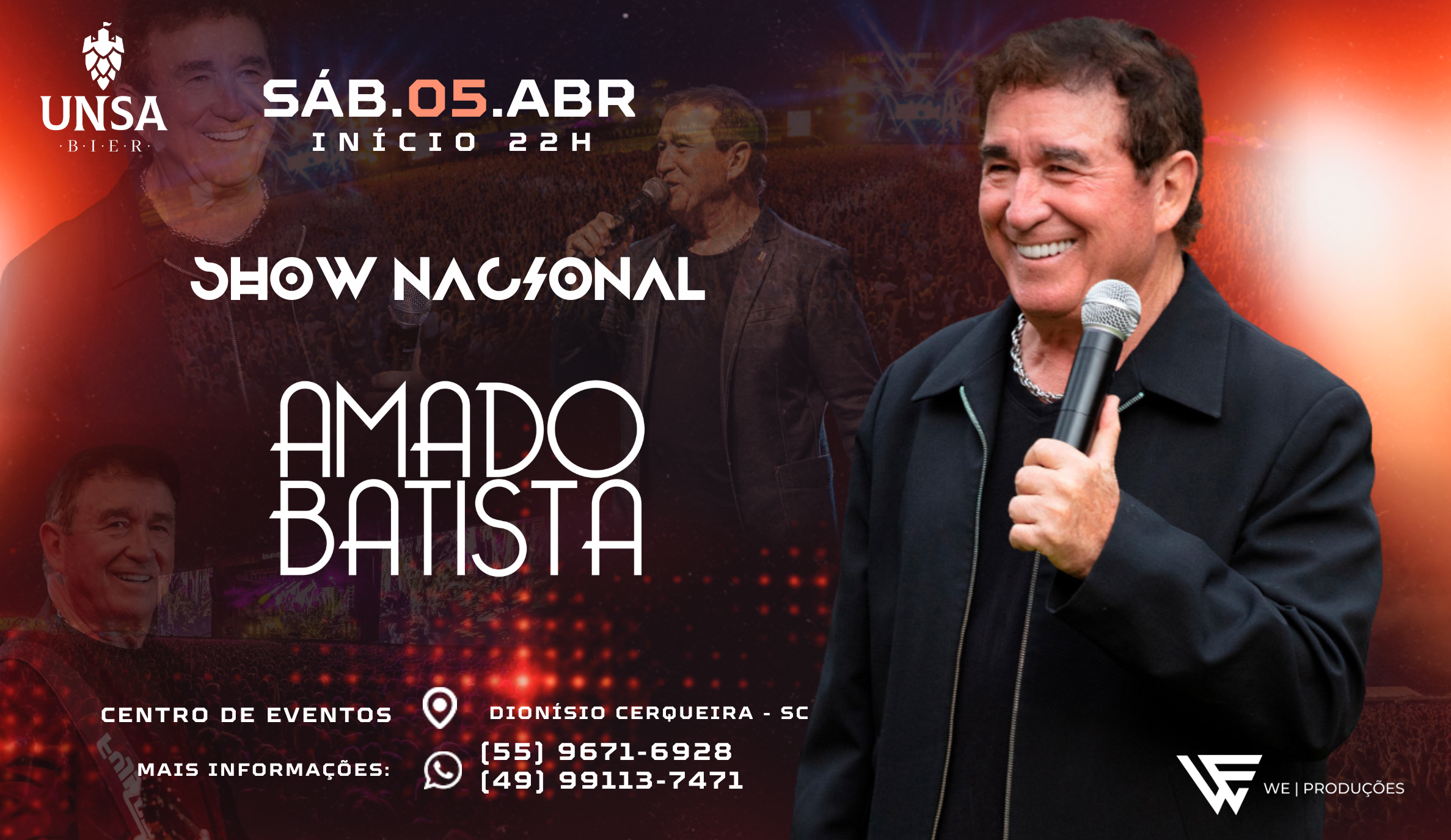 Show Nacional Amado Batista em Dionísio Cerqueira