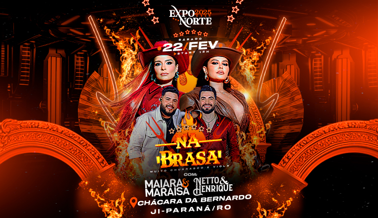 Na Brasa com Maiara e Maraisa em Ji-Paraná