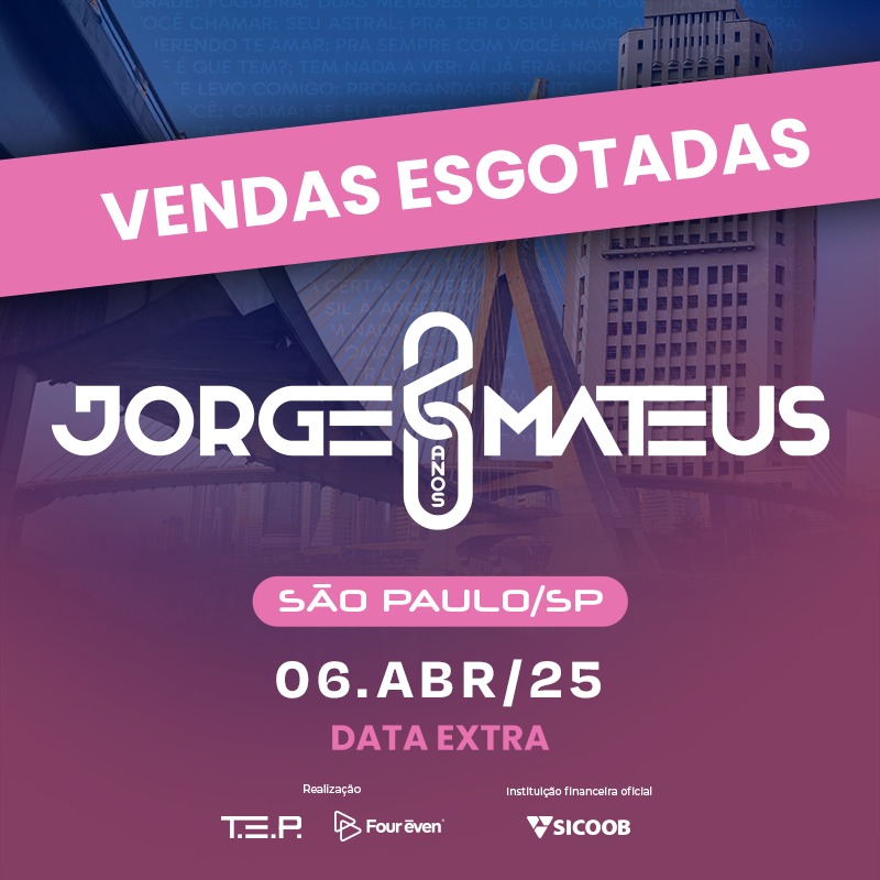 Jorge e Mateus 20 Anos em São Paulo