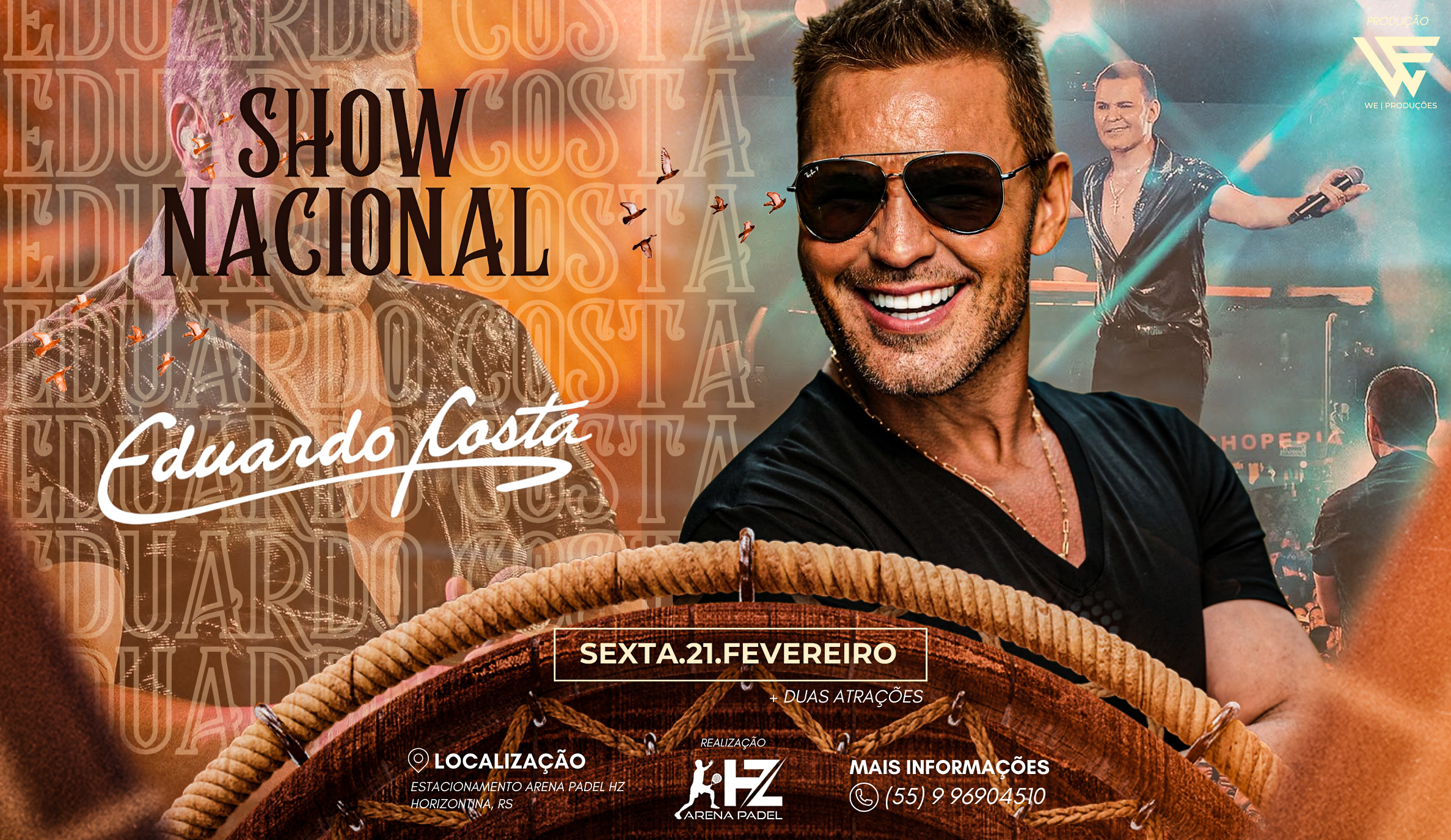 Show Nacional com Eduardo Costa em Horizontina