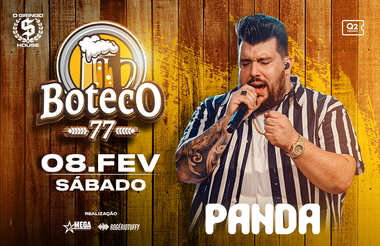 Boteco 77 com Panda em Andradina