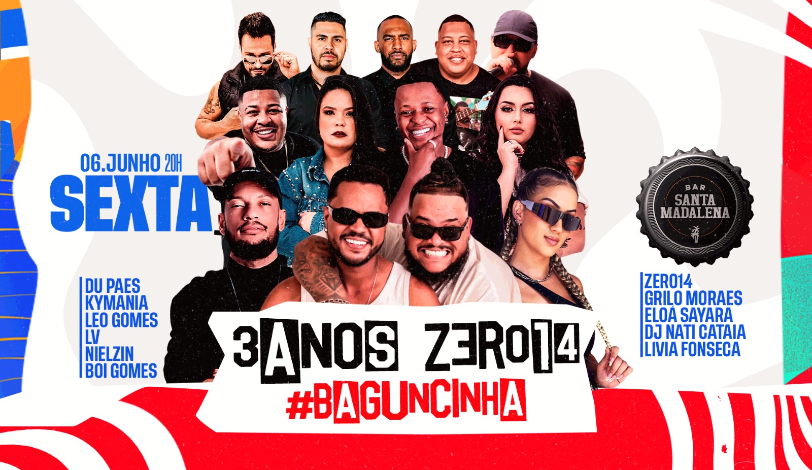 3 Anos Zero 14 em Marília