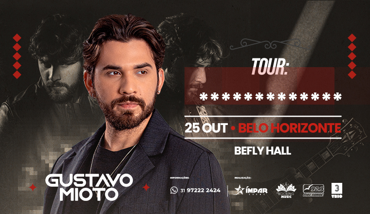 Gustavo Mioto em Belo Horizonte