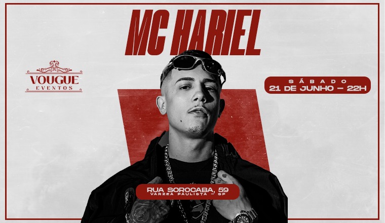 Mc Hariel em Várzea Paulista